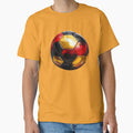 Football in black, red, and gold for Germany by LiskoDesign Unisex T-shirt, Sweatshirt, Hoodie, Long Sleeve Tee - T-Shirt, Sweatshirt, Hoodie