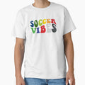 Soocer Vibes,soccer mom& soccer ball,design,first day,football mom,mens good,gift for mom by Sophistical - T-Shirt, Sweatshirt, Hoodie