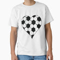 Soccer Heart by PepaAnaRB Unisex T-shirt, Sweatshirt, Hoodie, Long Sleeve Tee - T-Shirt, Sweatshirt, Hoodie