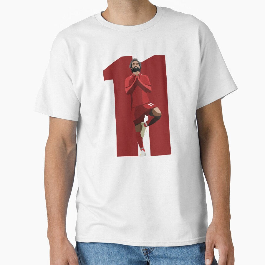 Liverpool's Mo Salah by Webbed Toe Design's Unisex T-shirt, Sweatshirt, Hoodie, Long Sleeve Tee - T-Shirt, Sweatshirt, Hoodie