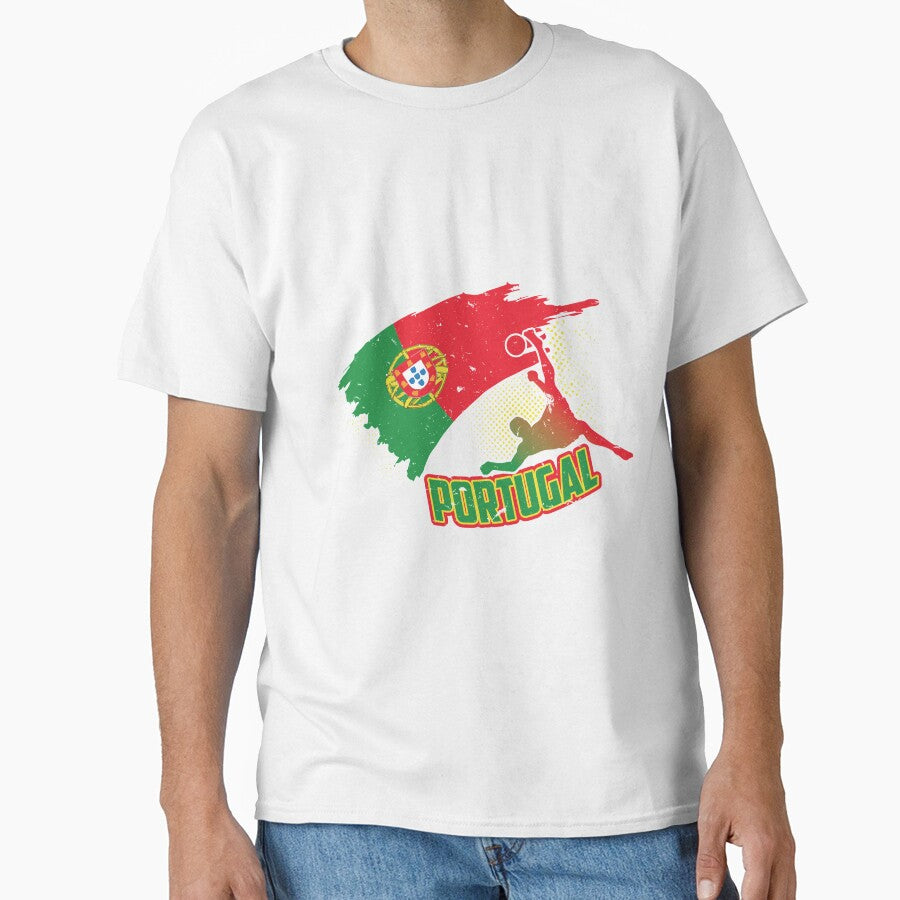 Football Soccer Portugal Flag by TomGiantDesigns Unisex T-shirt, Sweatshirt, Hoodie, Long Sleeve Tee - T-Shirt, Sweatshirt, Hoodie