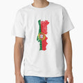 Portugal Flag Map tshirt distressed vintage by farhanhafeez Unisex T-shirt, Sweatshirt, Hoodie, Long Sleeve Tee - T-Shirt, Sweatshirt, Hoodie
