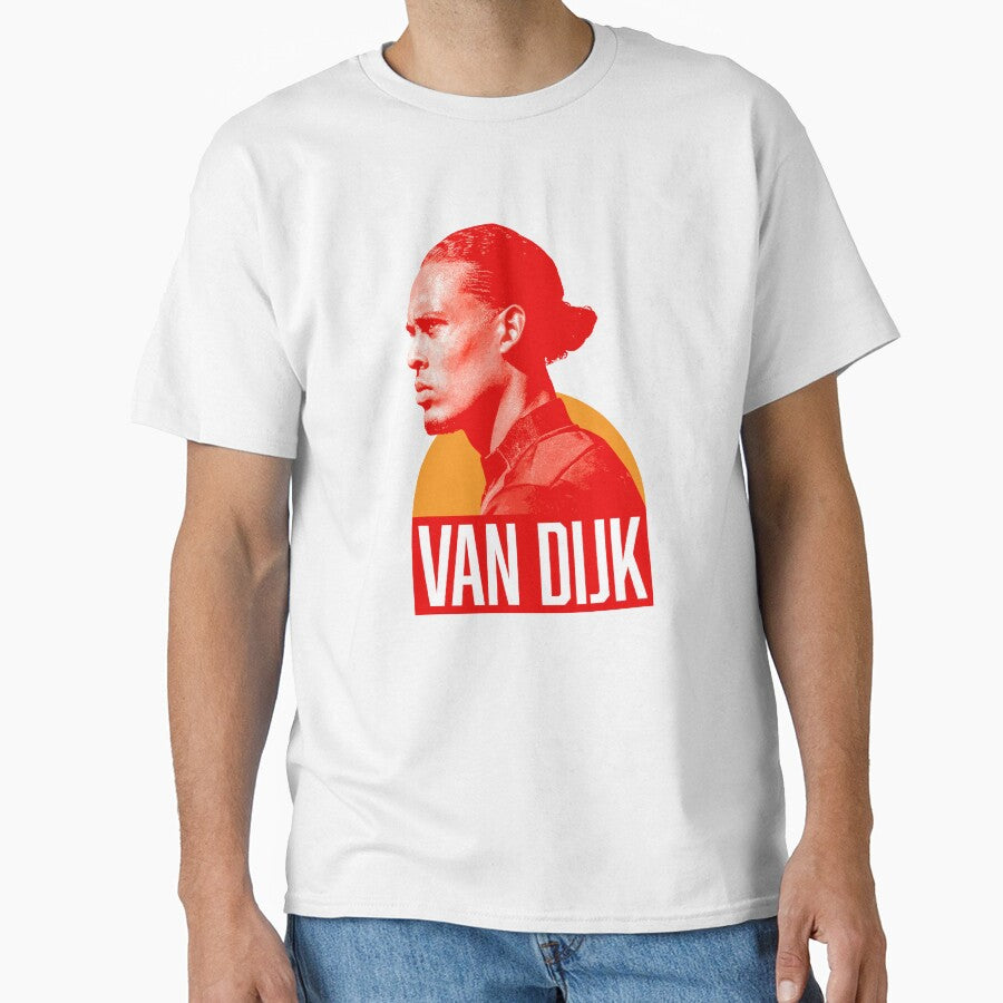 Virgil van Dijk Artwork by SYGN Unisex T-shirt, Sweatshirt, Hoodie, Long Sleeve Tee - T-Shirt, Sweatshirt, Hoodie