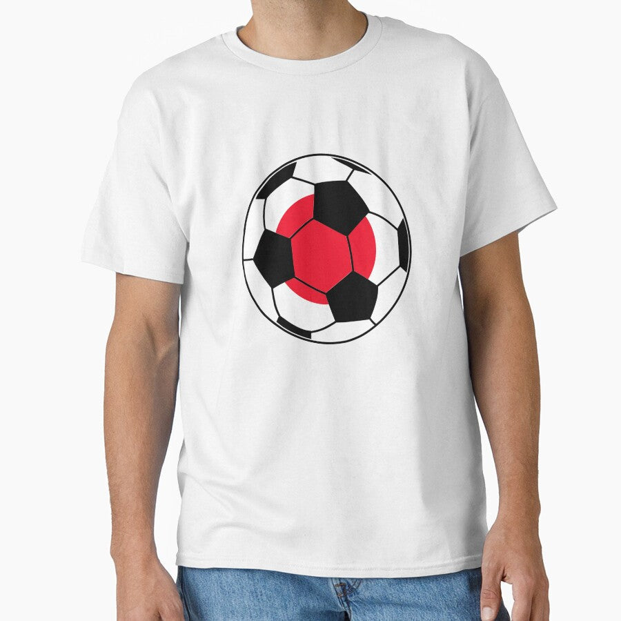 Japan Flag Soccer Ball by FinalScoreClub Unisex T-shirt, Sweatshirt, Hoodie, Long Sleeve Tee - T-Shirt, Sweatshirt, Hoodie