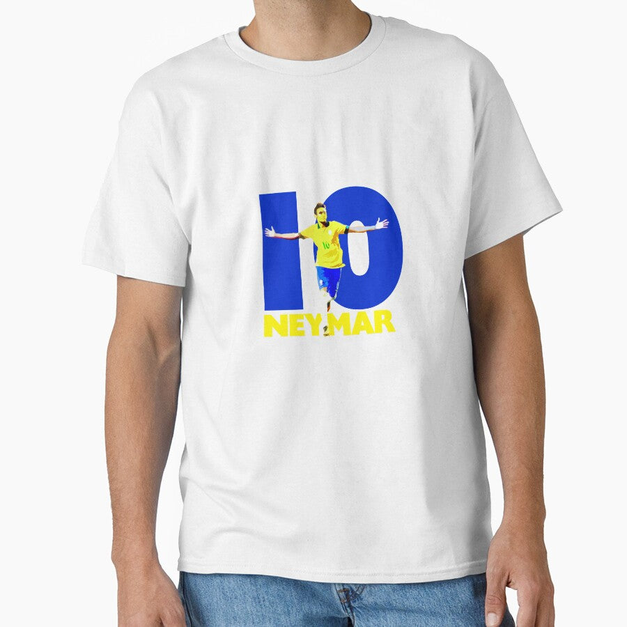 Neymar 10 by dbutler1990 Unisex T-shirt, Sweatshirt, Hoodie, Long Sleeve Tee - T-Shirt, Sweatshirt, Hoodie
