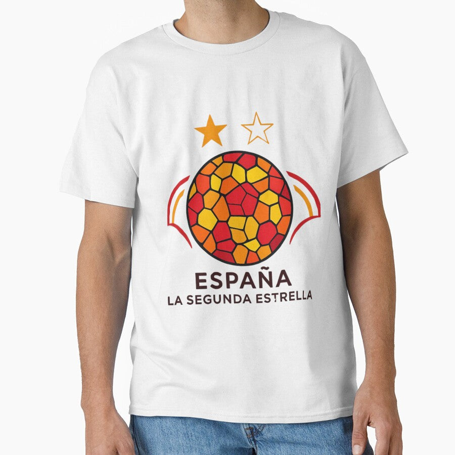 Spain La Roja Mosaic Soccer Passion - Second Star Dream by pixelandpassionart Unisex T-shirt, Sweatshirt, Hoodie, Long Sleeve Tee - T-Shirt, Sweatshirt, Hoodie