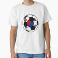 South Korea Flag Soccer Ball by FinalScoreClub Unisex T-shirt, Sweatshirt, Hoodie, Long Sleeve Tee - T-Shirt, Sweatshirt, Hoodie