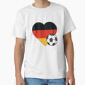 Germany Soccer Heart Design by FinalScoreClub Unisex T-shirt, Sweatshirt, Hoodie, Long Sleeve Tee - T-Shirt, Sweatshirt, Hoodie