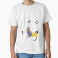 Bicycle Kick - Pele - SOCCER FOOTBALL - BRAZIL - WHITE TEXT version 2b by AMGraphicStudio Unisex T-shirt, Sweatshirt, Hoodie, Long Sleeve Tee - T-Shirt, Sweatshirt, Hoodie