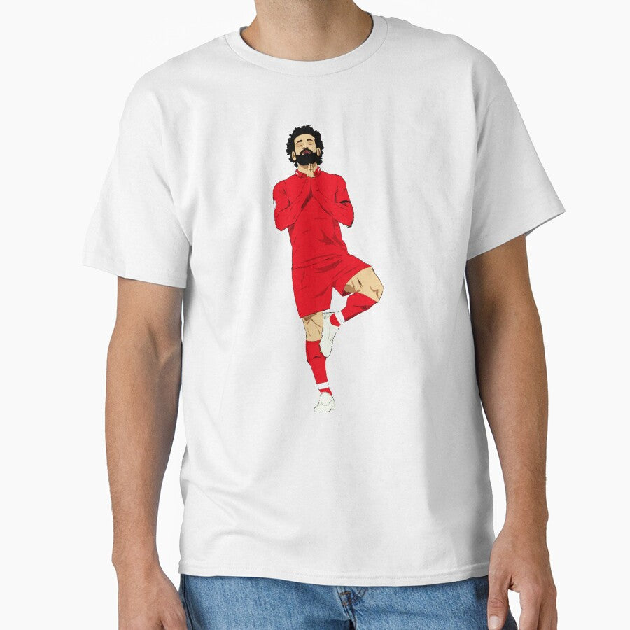 Mohamed Salah Yoga Goal Celebration by LeorgialambertG Unisex T-shirt, Sweatshirt, Hoodie, Long Sleeve Tee - T-Shirt, Sweatshirt, Hoodie