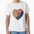 Barcelona Heart Map  Spanish Football Inspired City Art by BottleGnome Unisex T-shirt, Sweatshirt, Hoodie, Long Sleeve Tee - T-Shirt, Sweatshirt, Hoodie