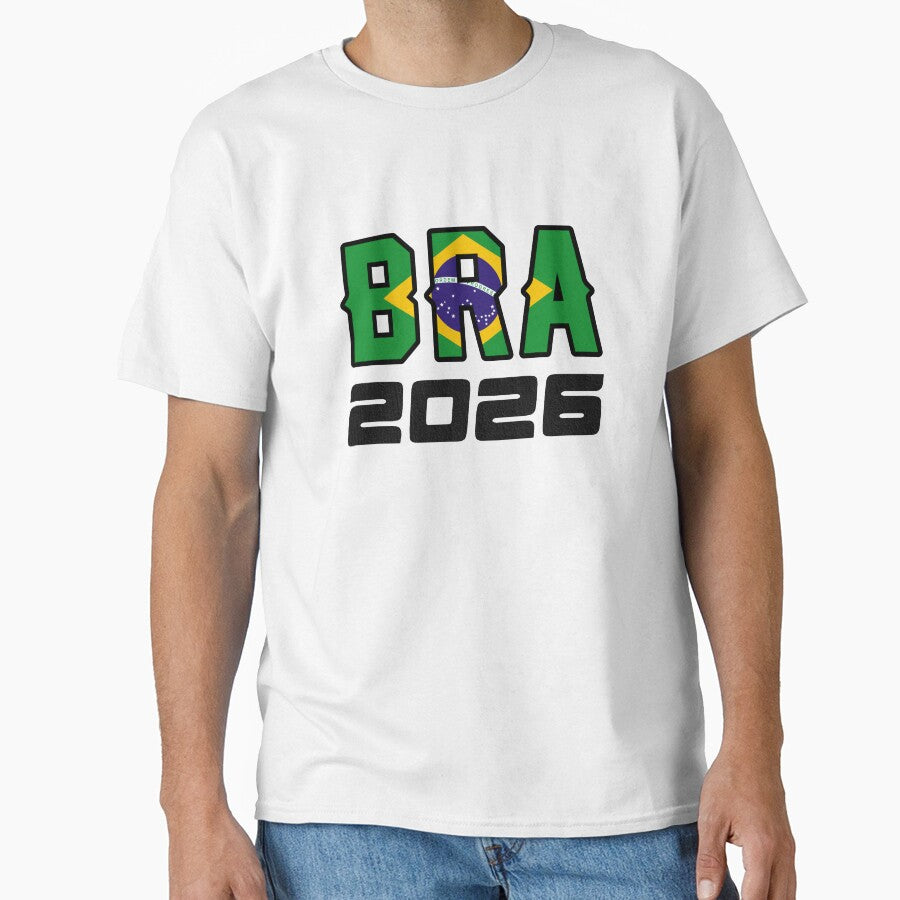 Brazil BRA 2026 Design by FinalScoreClub Unisex T-shirt, Sweatshirt, Hoodie, Long Sleeve Tee - T-Shirt, Sweatshirt, Hoodie