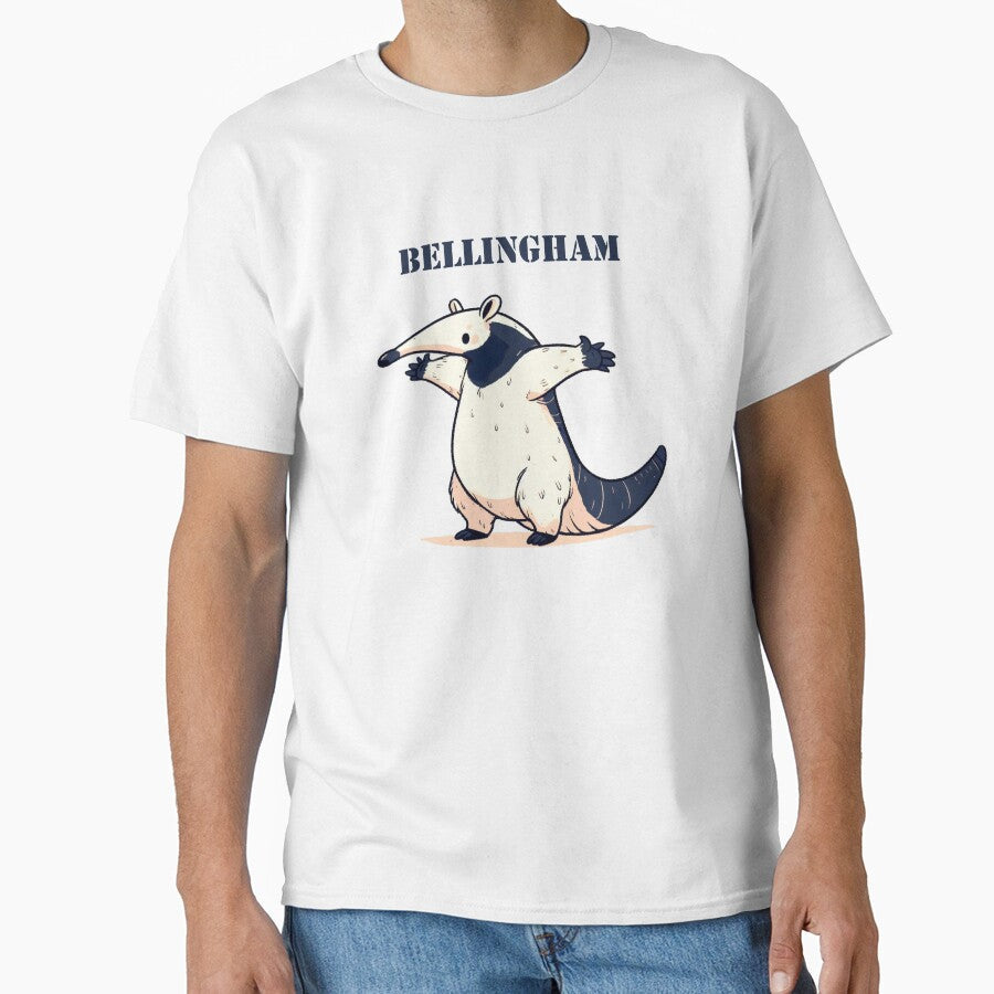 Celebration Bellingham Tamandua by Luan da Silva Unisex T-shirt, Sweatshirt, Hoodie, Long Sleeve Tee - T-Shirt, Sweatshirt, Hoodie