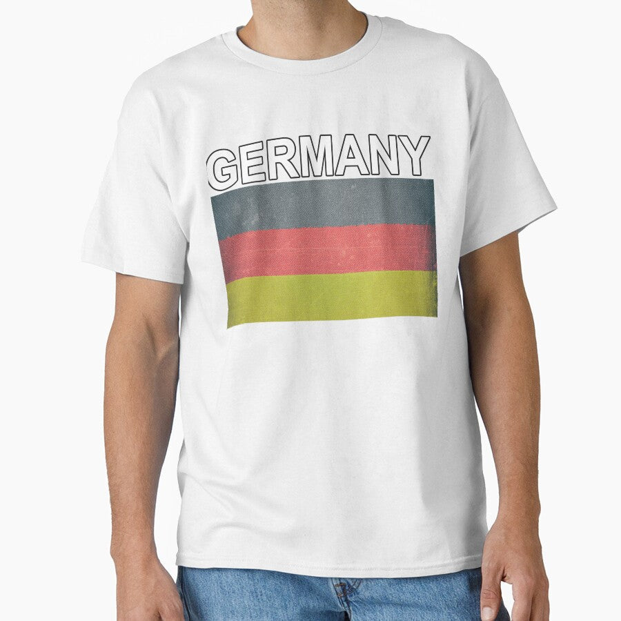 Germany Flag Distressed National Fan Original by merchhost Unisex T-shirt, Sweatshirt, Hoodie, Long Sleeve Tee - T-Shirt, Sweatshirt, Hoodie