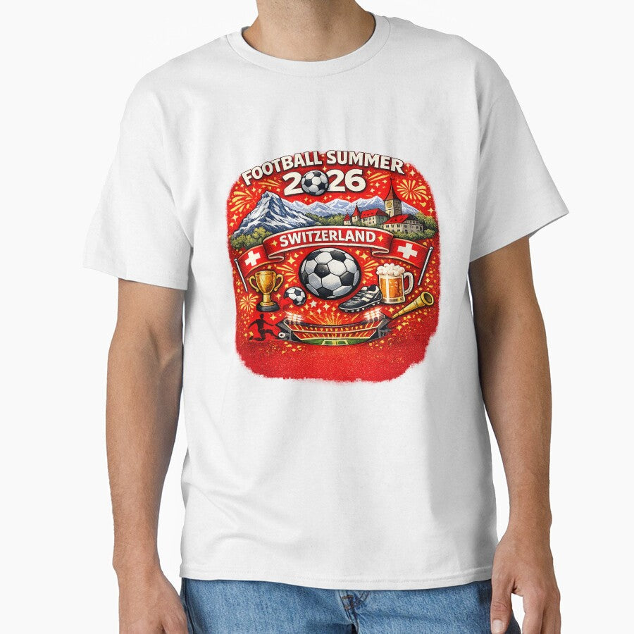 Hopp Schwiiz 2026  Alps fan art by Nationnova Unisex T-shirt, Sweatshirt, Hoodie, Long Sleeve Tee - T-Shirt, Sweatshirt, Hoodie