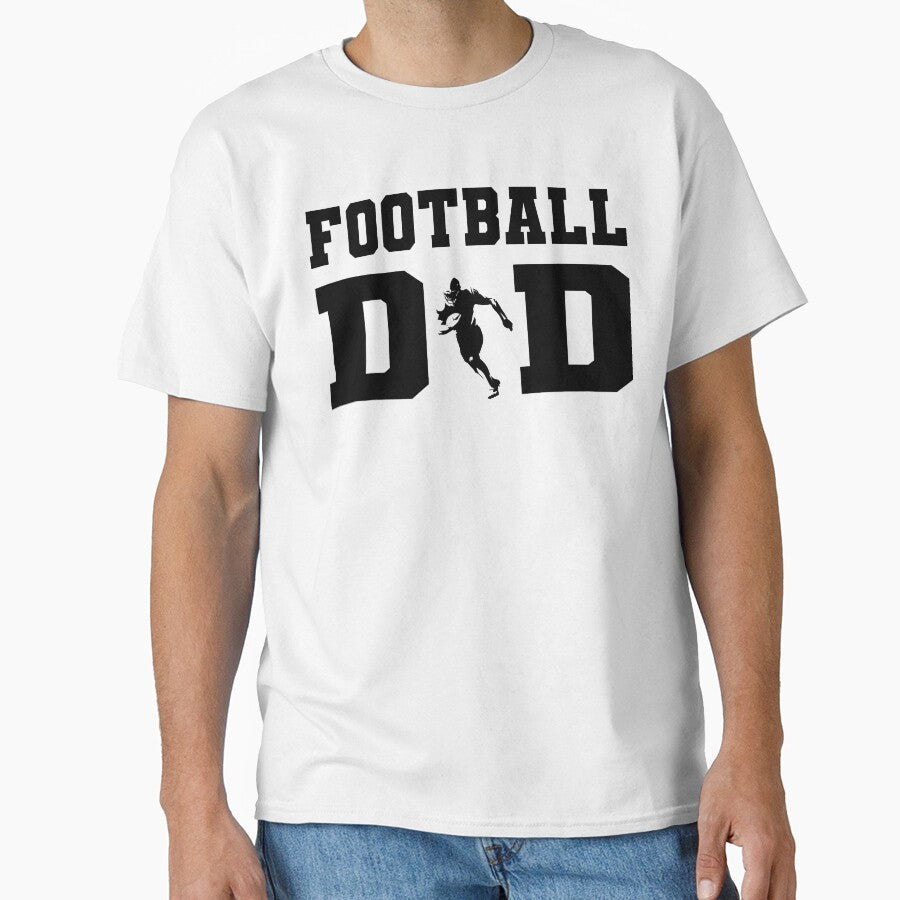 Football Dad by ShopTr3ndy Unisex T-shirt, Sweatshirt, Hoodie, Long Sleeve Tee - T-Shirt, Sweatshirt, Hoodie