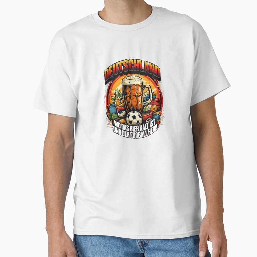 Germany Football Fan , Beer , Football , Germany by LuDoubleG Unisex T-shirt, Sweatshirt, Hoodie, Long Sleeve Tee - T-Shirt, Sweatshirt, Hoodie