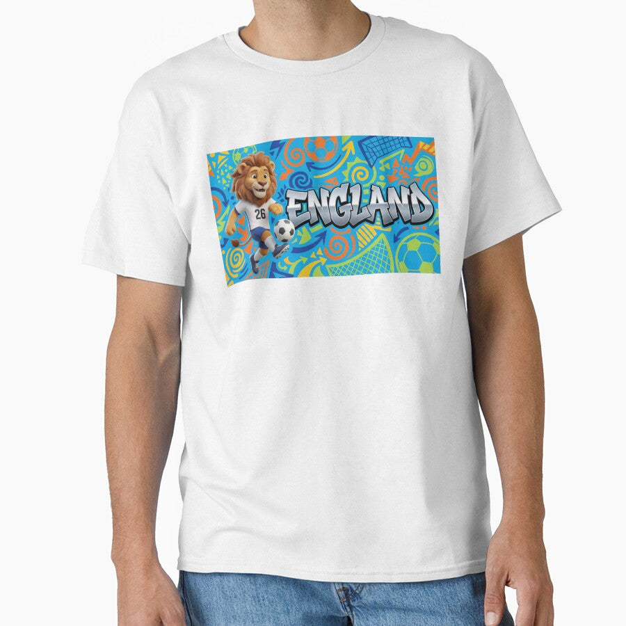 World Cup 2026 England Soccer Team Fan Art by Jess Iachini Unisex T-shirt, Sweatshirt, Hoodie, Long Sleeve Tee - T-Shirt, Sweatshirt, Hoodie
