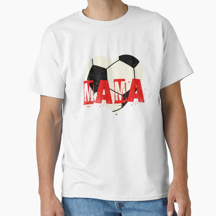 Soccer Mama: Heart of the Game Design by bdberto12 Unisex T-shirt, Sweatshirt, Hoodie, Long Sleeve Tee - T-Shirt, Sweatshirt, Hoodie