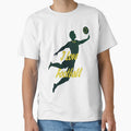 I Love Football - Dynamic Player Silhouette by AgarutanPrint Unisex T-shirt, Sweatshirt, Hoodie, Long Sleeve Tee - T-Shirt, Sweatshirt, Hoodie