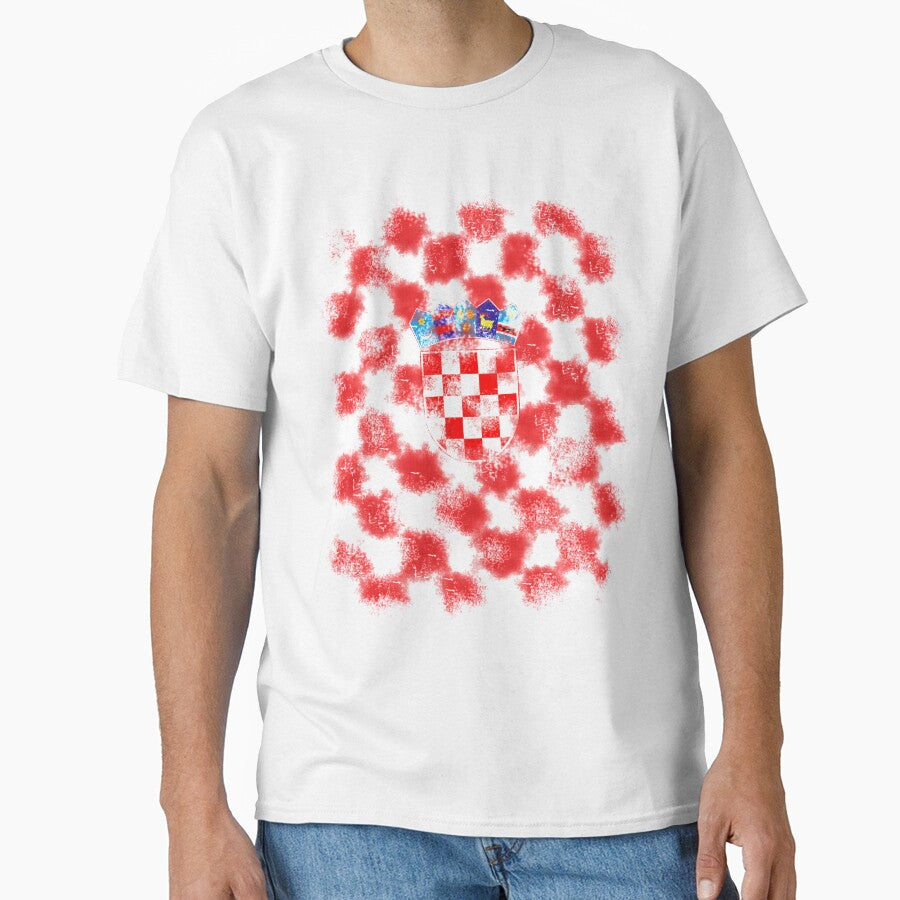 Hrvatska Croatia Croatian Pride Flag Soccer Gift by KimTee Unisex T-shirt, Sweatshirt, Hoodie, Long Sleeve Tee - T-Shirt, Sweatshirt, Hoodie