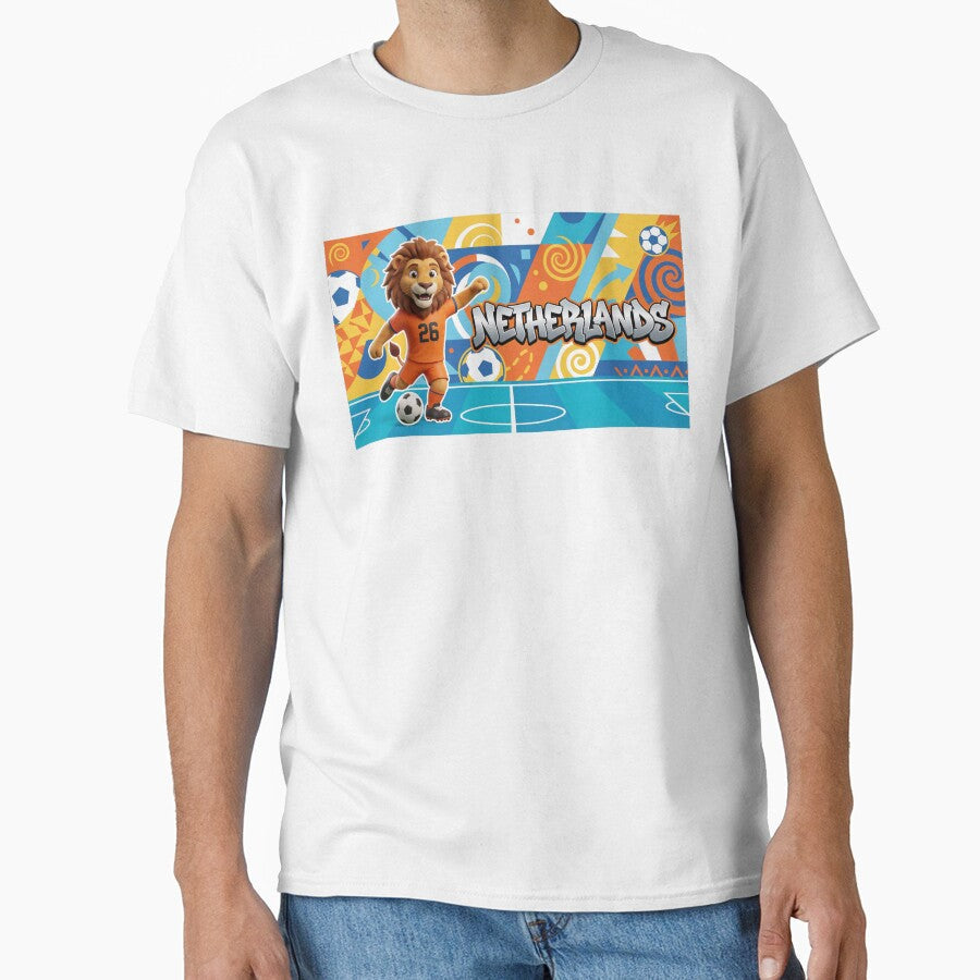 World Cup 2026 Netherlands Soccer Team Fan Art by Jess Iachini Unisex T-shirt, Sweatshirt, Hoodie, Long Sleeve Tee - T-Shirt, Sweatshirt, Hoodie