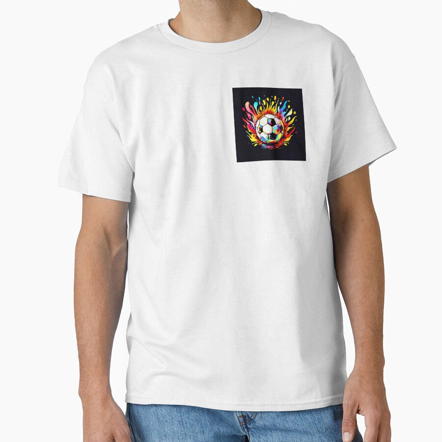 Watercolor soccer ball painting by MatRous7 Unisex T-shirt, Sweatshirt, Hoodie, Long Sleeve Tee - T-Shirt, Sweatshirt, Hoodie