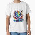 Vibrant Rainbow Baby Dragon Fantasy Art by GemBob Creations Unisex T-shirt, Sweatshirt, Hoodie, Long Sleeve Tee - T-Shirt, Sweatshirt, Hoodie