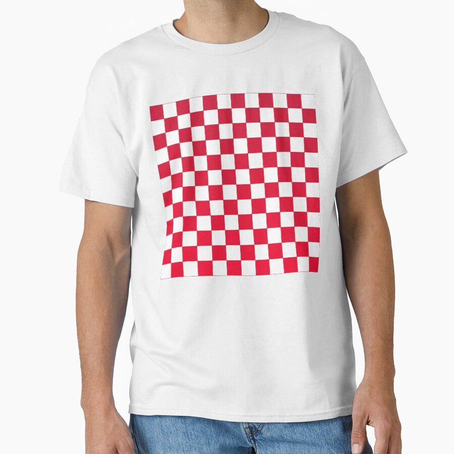 Checkered Croatia classic by oxoxoxo Unisex T-shirt, Sweatshirt, Hoodie, Long Sleeve Tee - T-Shirt, Sweatshirt, Hoodie