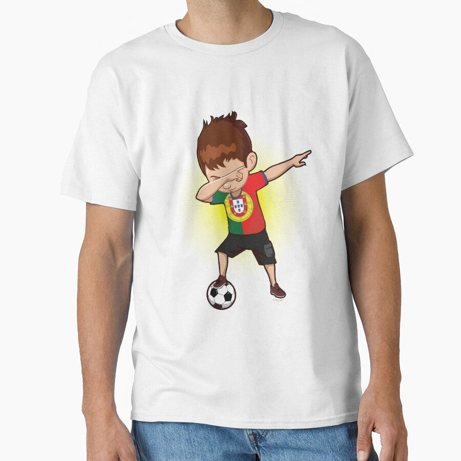Football Soccer Dab Portugal by TomGiantDesigns Unisex T-shirt, Sweatshirt, Hoodie, Long Sleeve Tee - T-Shirt, Sweatshirt, Hoodie