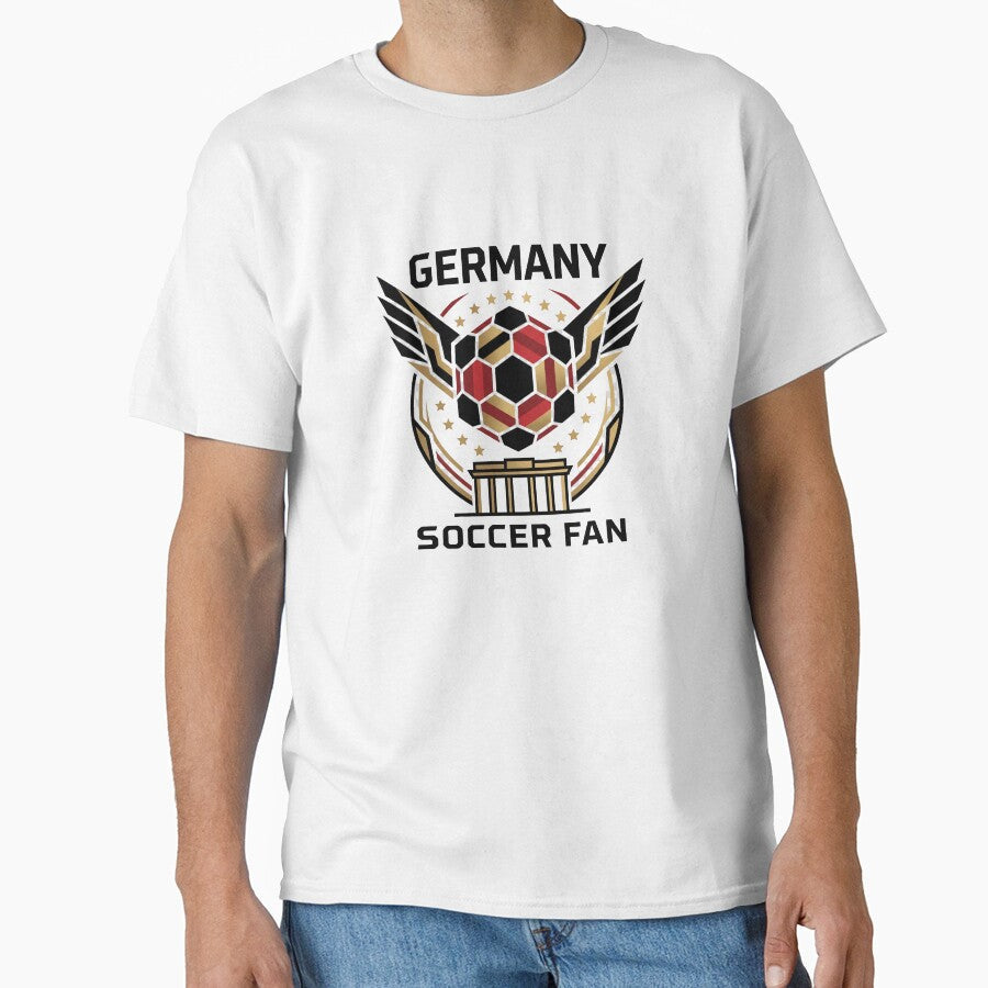 Germany Soccer Fan by Gui & Viny Unisex T-shirt, Sweatshirt, Hoodie, Long Sleeve Tee - T-Shirt, Sweatshirt, Hoodie