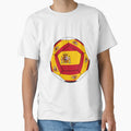 Soccer ball with Spanish flag by siloto Unisex T-shirt, Sweatshirt, Hoodie, Long Sleeve Tee - T-Shirt, Sweatshirt, Hoodie