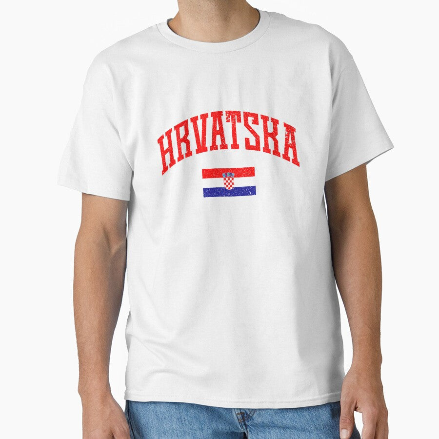 Croatia Hrvatska Croatian Flag 2018 Soccer Fans by creativecaveman Unisex T-shirt, Sweatshirt, Hoodie, Long Sleeve Tee - T-Shirt, Sweatshirt, Hoodie