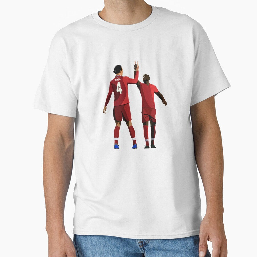 Virgil van Dijk & Sadio Mane by Webbed Toe Design's Unisex T-shirt, Sweatshirt, Hoodie, Long Sleeve Tee - T-Shirt, Sweatshirt, Hoodie