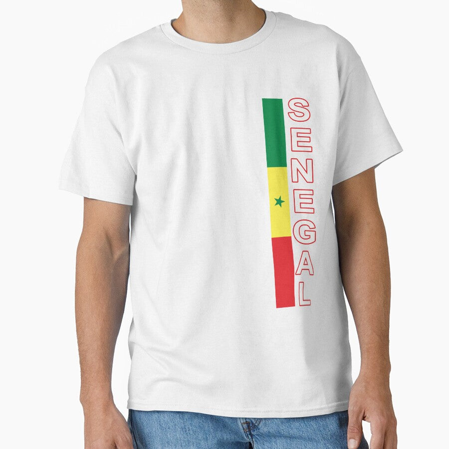 Senegal National Football Fan Jersey Style by merchhost Unisex T-shirt, Sweatshirt, Hoodie, Long Sleeve Tee - T-Shirt, Sweatshirt, Hoodie