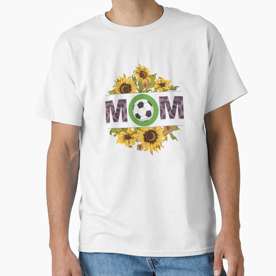 Soccer Mom Leopard Design by Sun Sand & Sea Art Unisex T-shirt, Sweatshirt, Hoodie, Long Sleeve Tee - T-Shirt, Sweatshirt, Hoodie