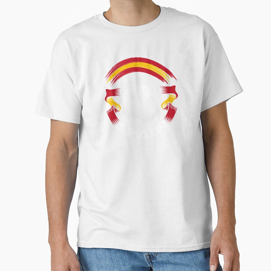 Spain Football  Soccer Fan Flag by ockshirts Unisex T-shirt, Sweatshirt, Hoodie, Long Sleeve Tee - T-Shirt, Sweatshirt, Hoodie