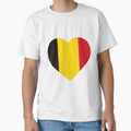 Belgian Heart by Teepack Unisex T-shirt, Sweatshirt, Hoodie, Long Sleeve Tee - T-Shirt, Sweatshirt, Hoodie