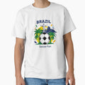 Brazil Soccer Fan T-shirt by Gui & Viny Unisex T-shirt, Sweatshirt, Hoodie, Long Sleeve Tee - T-Shirt, Sweatshirt, Hoodie