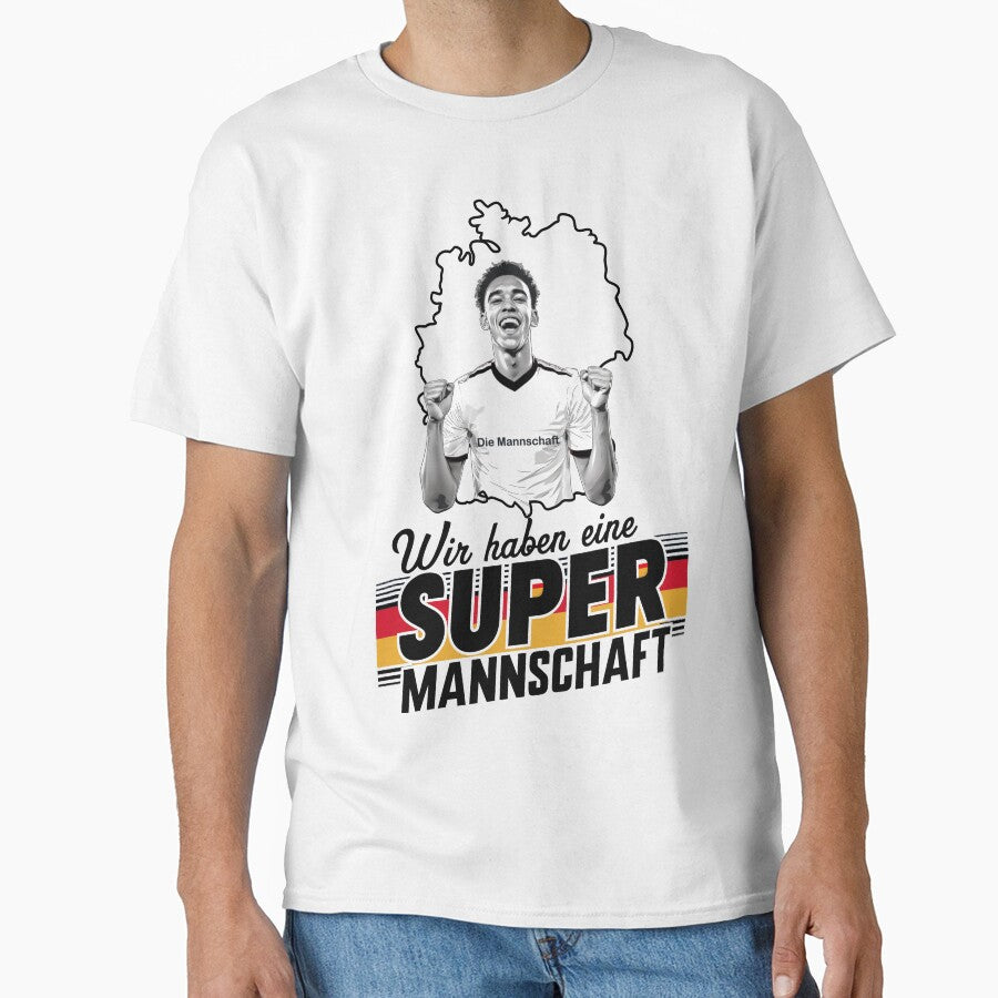 Cheer for Die Mannschaft and Jamal Musiala T-Shirt" by Designfordream Unisex T-shirt, Sweatshirt, Hoodie, Long Sleeve Tee - T-Shirt, Sweatshirt, Hoodie