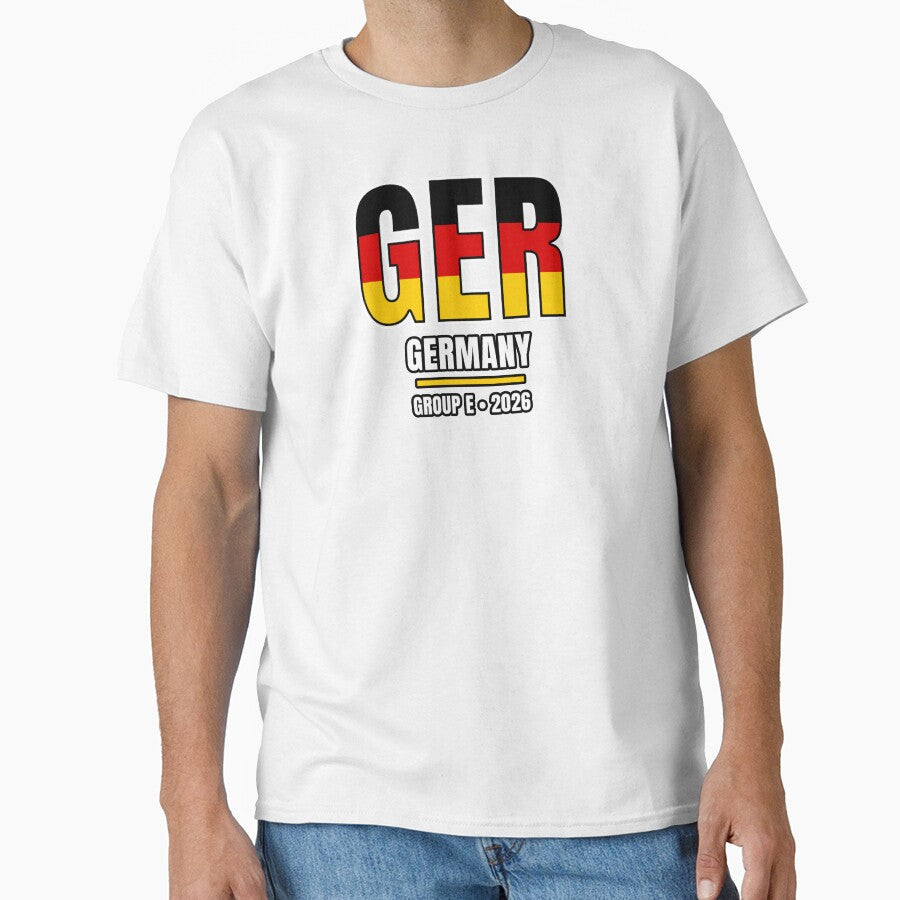 Germany 2026 Football Shirt | GER Germany Soccer Fan Apparel | Germany National Team Supporter Tee | Football 2026 Gift by The Hairy Melon - T-Shirt, Sweatshirt, Hoodie