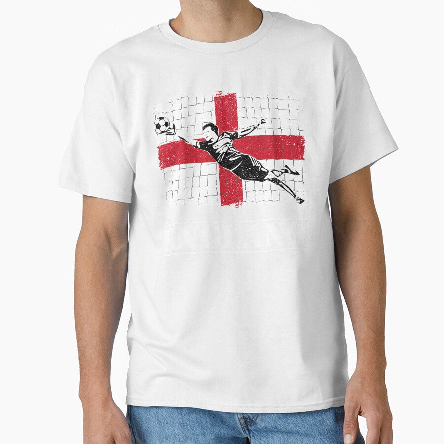 England Soccer Supporter Goalkeeper Shirt by zeno27 Unisex T-shirt, Sweatshirt, Hoodie, Long Sleeve Tee - T-Shirt, Sweatshirt, Hoodie