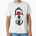 England Team 2018 T-Shirt Fan Flag Face by screenworks Unisex T-shirt, Sweatshirt, Hoodie, Long Sleeve Tee - T-Shirt, Sweatshirt, Hoodie