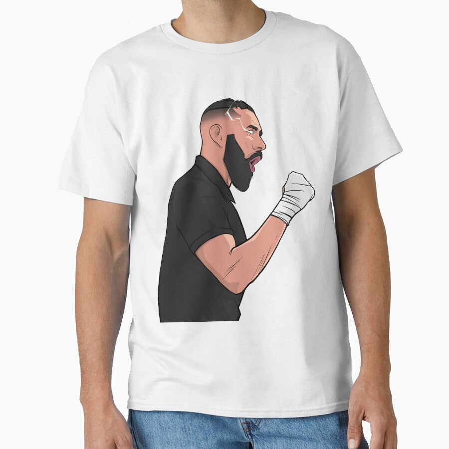 Karim Benzema by Israelbeck7 Unisex T-shirt, Sweatshirt, Hoodie, Long Sleeve Tee - T-Shirt, Sweatshirt, Hoodie