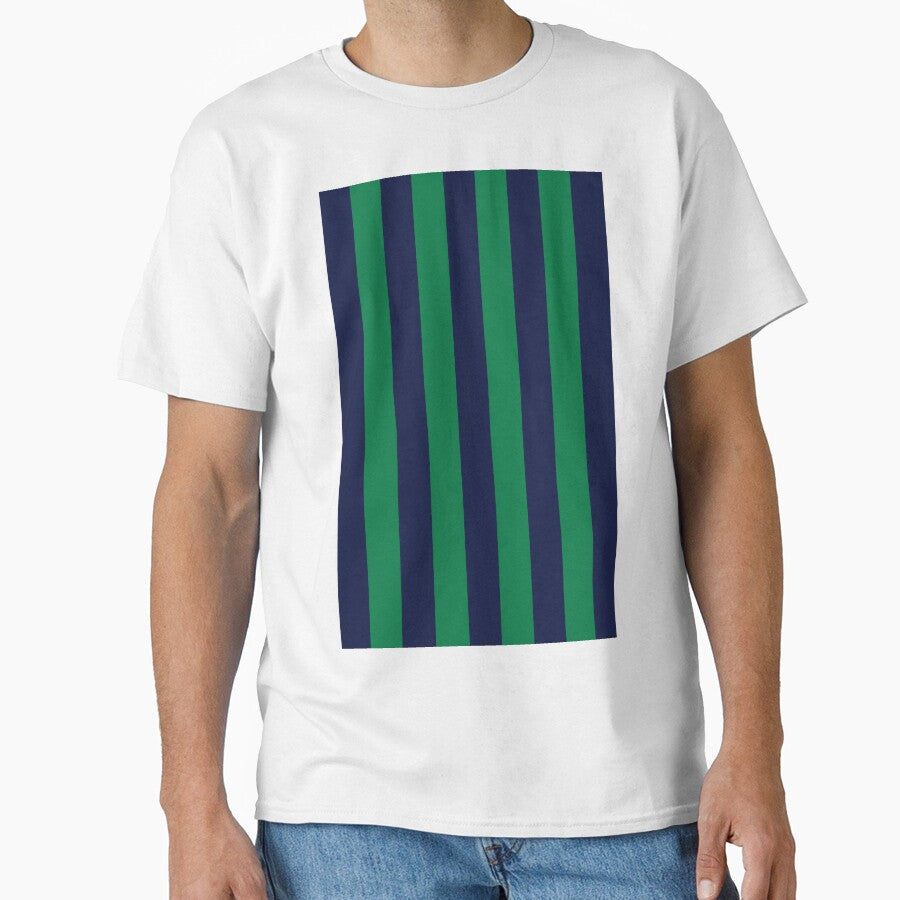 Leeds Retro 1994 - 96 Green and Navy Striped Away by Sporting Colour Unisex T-shirt, Sweatshirt, Hoodie, Long Sleeve Tee - T-Shirt, Sweatshirt, Hoodie