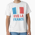 Vive La France French Flag by AntiqueImages Unisex T-shirt, Sweatshirt, Hoodie, Long Sleeve Tee - T-Shirt, Sweatshirt, Hoodie