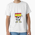 SPAIN - Dabbing Football Soccer Ball - SPAIN Flag by Darling DeDe Unisex T-shirt, Sweatshirt, Hoodie, Long Sleeve Tee - T-Shirt, Sweatshirt, Hoodie