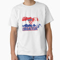 Football Soccer Croatia Flag by TomGiantDesigns Unisex T-shirt, Sweatshirt, Hoodie, Long Sleeve Tee - T-Shirt, Sweatshirt, Hoodie