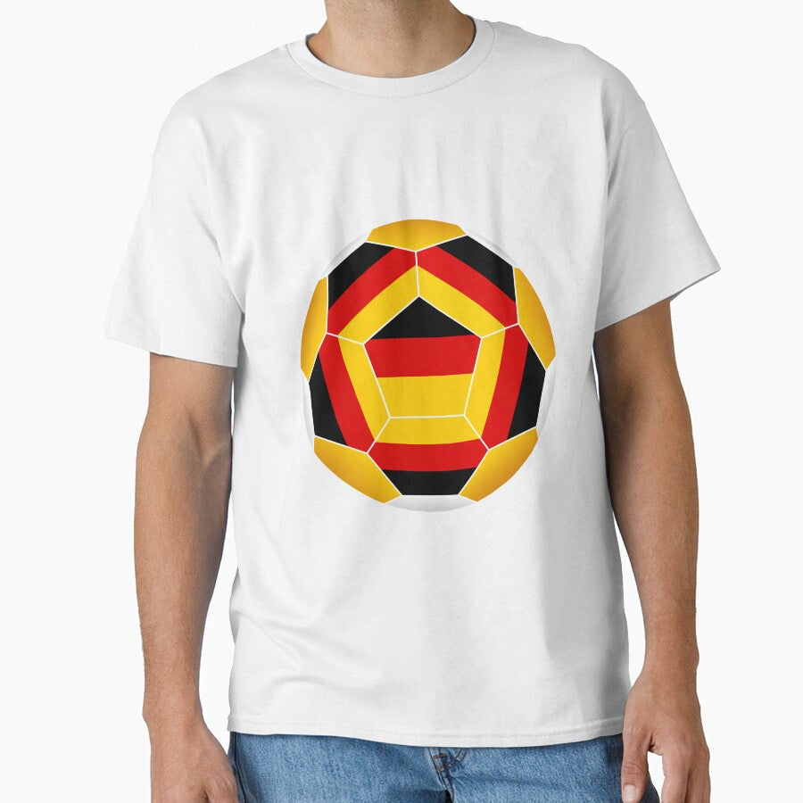 Soccer ball with German flag by siloto Unisex T-shirt, Sweatshirt, Hoodie, Long Sleeve Tee - T-Shirt, Sweatshirt, Hoodie