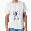 SOUTH KOREA - Dabbing Football Soccer Ball - SOUTH KOREA Flag by Darling DeDe Unisex T-shirt, Sweatshirt, Hoodie, Long Sleeve Tee - T-Shirt, Sweatshirt, Hoodie